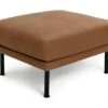 Habitat Moore Leather Ottoman Footstool - Tan -Home Sales Store 2009432 R Z001A