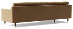 Swoon Rieti Velvet Left Hand Corner Sofa - Biscuit -Home Sales Store 2009676 R Z005A