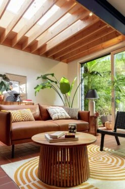 Habitat Faro Woven Paper Rope And Oak Accent Chair - Black -Home Sales Store 2013112 R Z005C