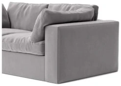 Swoon Seattle Velvet 2 Seater Sofa - Silver Grey -Home Sales Store 2017572 R Z004A