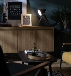 Habitat Loft Living Tripod Table Lamp - Grey -Home Sales Store 2017596 R Z003C