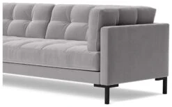 Swoon Landau Velvet 3 Seater Sofa - Silver Grey 14 Swoon Landau Velvet 3 Seater Sofa - Silver Grey -Home Sales Store 2022206 R Z004A