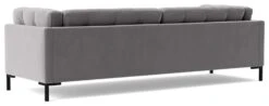 Swoon Landau Velvet 3 Seater Sofa - Silver Grey 15 Swoon Landau Velvet 3 Seater Sofa - Silver Grey -Home Sales Store 2022206 R Z005A