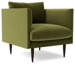 Swoon Luna Velvet Armchair - Fern Green -Home Sales Store 2023092 R Z002A