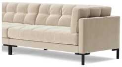 Swoon Landau Velvet 4 Seater Sofa - Taupe 14 Swoon Landau Velvet 4 Seater Sofa - Taupe -Home Sales Store 2023205 R Z004A
