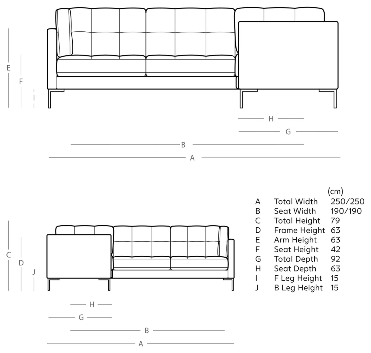 Swoon Landau Velvet 5 Seater Corner Sofa - Ink Blue 6 Swoon Landau Velvet 5 Seater Corner Sofa - Ink Blue - Image 4