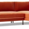 Swoon Munich Velvet Right Hand Corner Sofa - Burnt Orange 2 Swoon Munich Velvet Right Hand Corner Sofa - Burnt Orange -Home Sales Store 2025650 R Z001A