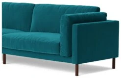Swoon Munich Velvet 4 Seater Sofa- Kingfisher Blue -Home Sales Store 2026051 R Z004A