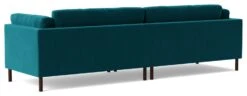 Swoon Munich Velvet 4 Seater Sofa- Kingfisher Blue -Home Sales Store 2026051 R Z005A