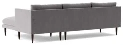 Swoon Luna Velvet Right Hand Corner Sofa - Silver Grey -Home Sales Store 2028705 R Z005A