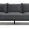 Habitat Moore Leather 4 Seater Sofa - Dark Grey -Home Sales Store 2028822 R Z001A