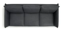 Habitat Moore Leather 4 Seater Sofa - Dark Grey -Home Sales Store 2028822 R Z005A