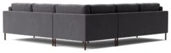 Swoon Munich Velvet 5 Seater Corner Sofa - Granite Grey 14 Swoon Munich Velvet 5 Seater Corner Sofa - Granite Grey -Home Sales Store 2029230 R Z004A
