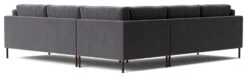 Swoon Munich Velvet 5 Seater Corner Sofa - Granite Grey 15 Swoon Munich Velvet 5 Seater Corner Sofa - Granite Grey -Home Sales Store 2029230 R Z005A