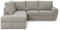 Habitat Ashford Fabric Left Corner Chaise Sofa - Grey -Home Sales Store 2062345 R Z003A