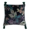 Habitat Botanical Print Velvet Cushion - Multi - 43x43cm 1 Habitat Botanical Print Velvet Cushion - Multi - 43x43cm -Home Sales Store 2062840 R Z001A