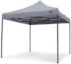 All Seasons 3m X 3m Garden Pop Up Gazebo - Metallic Grey
