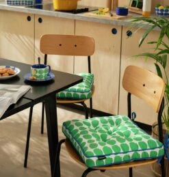 Habitat Abstract Pack Of 2 Seat Cushion - Green -Home Sales Store 2066121 R Z001C