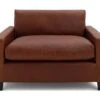 Habitat Chester Leather Cuddle Chair - Tan -Home Sales Store 2067807 R Z001A