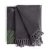 Habitat Graphic Palm Printed Throw - Black - 125X150cm -Home Sales Store 2067869 R Z001A