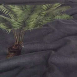 Habitat Graphic Palm Printed Throw - Black - 125X150cm -Home Sales Store 2067869 R Z003A