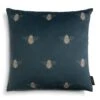 Habitat Gold Bee Printed Cushion - Teal - 43x43cm 1 Habitat Gold Bee Printed Cushion - Teal - 43x43cm -Home Sales Store 2072610 R Z001A