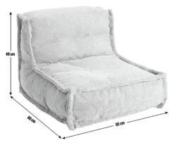 Habitat Kids Mini Estelle Cord Bean Bag - Green 10 Habitat Kids Mini Estelle Cord Bean Bag - Green -Home Sales Store 2074656 R E001