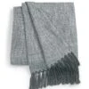 Habitat Recycled Throw - Grey - 150x200cm -Home Sales Store 2076960 R Z001A