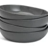 Habitat 4 Piece Stoneware Pasta Bowls - Grey 2 Habitat 4 Piece Stoneware Pasta Bowls - Grey -Home Sales Store 2157827 R Z001A