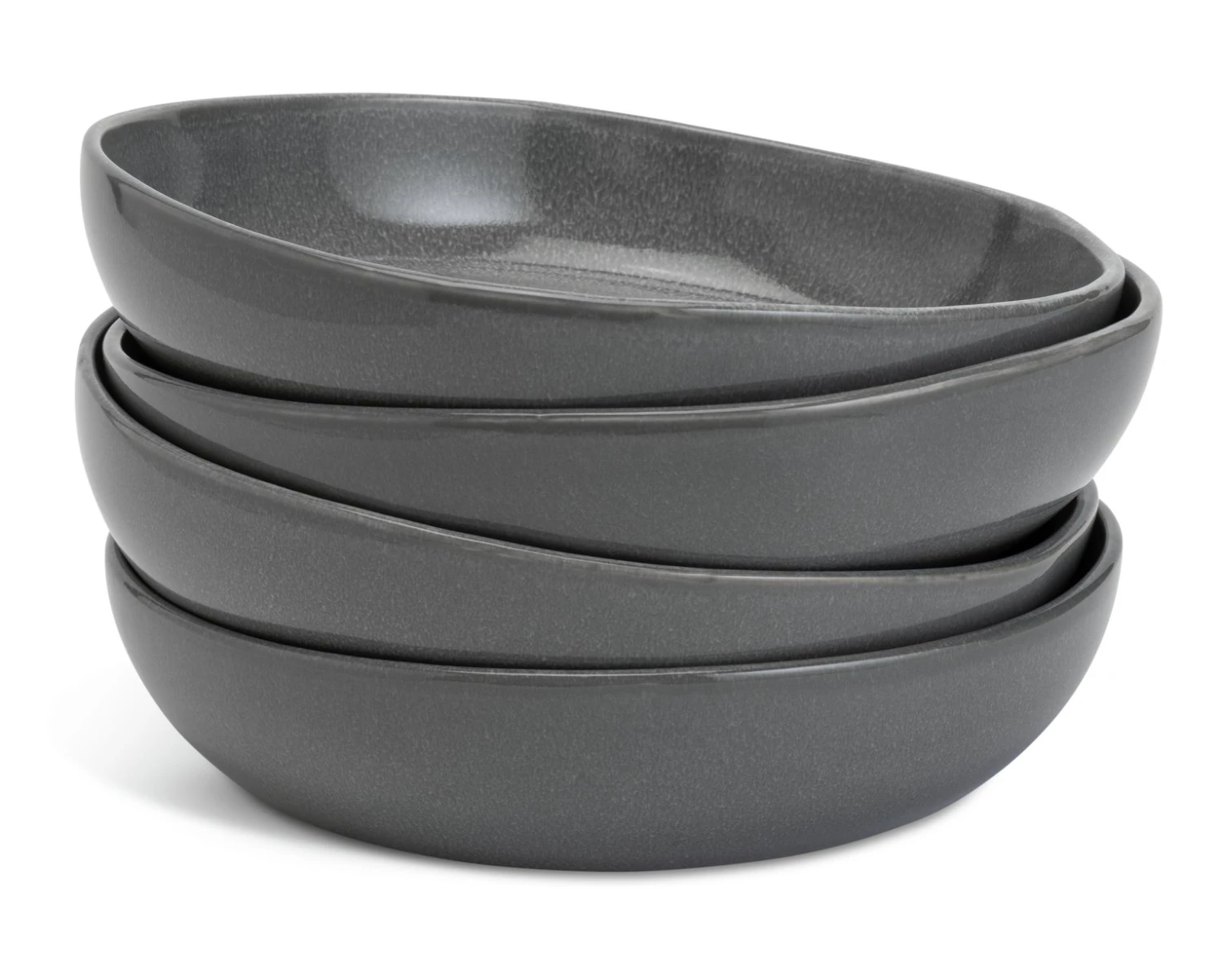 Habitat 4 Piece Stoneware Pasta Bowls - Grey 2 Habitat 4 Piece Stoneware Pasta Bowls - Grey