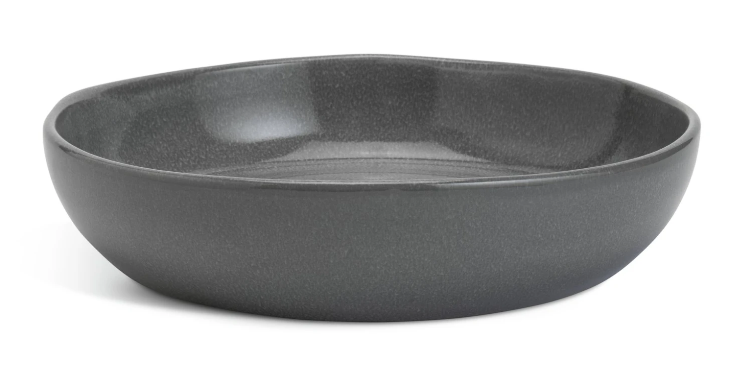 Habitat 4 Piece Stoneware Pasta Bowls - Grey 4 Habitat 4 Piece Stoneware Pasta Bowls - Grey - Image 3