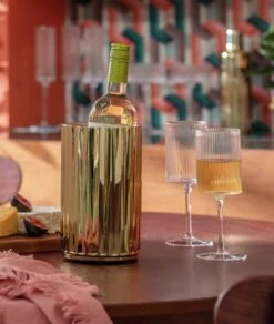 Habitat Gold Tone Wine Cooler -Home Sales Store 2192057 R Z001C
