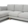 Habitat Salome Fabric Left Hand Corner Chaise Sofa - Grey -Home Sales Store 2207351 R Z001A