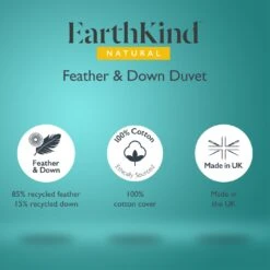 Earthkind Luxury Feather & Down 10.5 Tog Duvet - Single -Home Sales Store 2253721 R Z012A