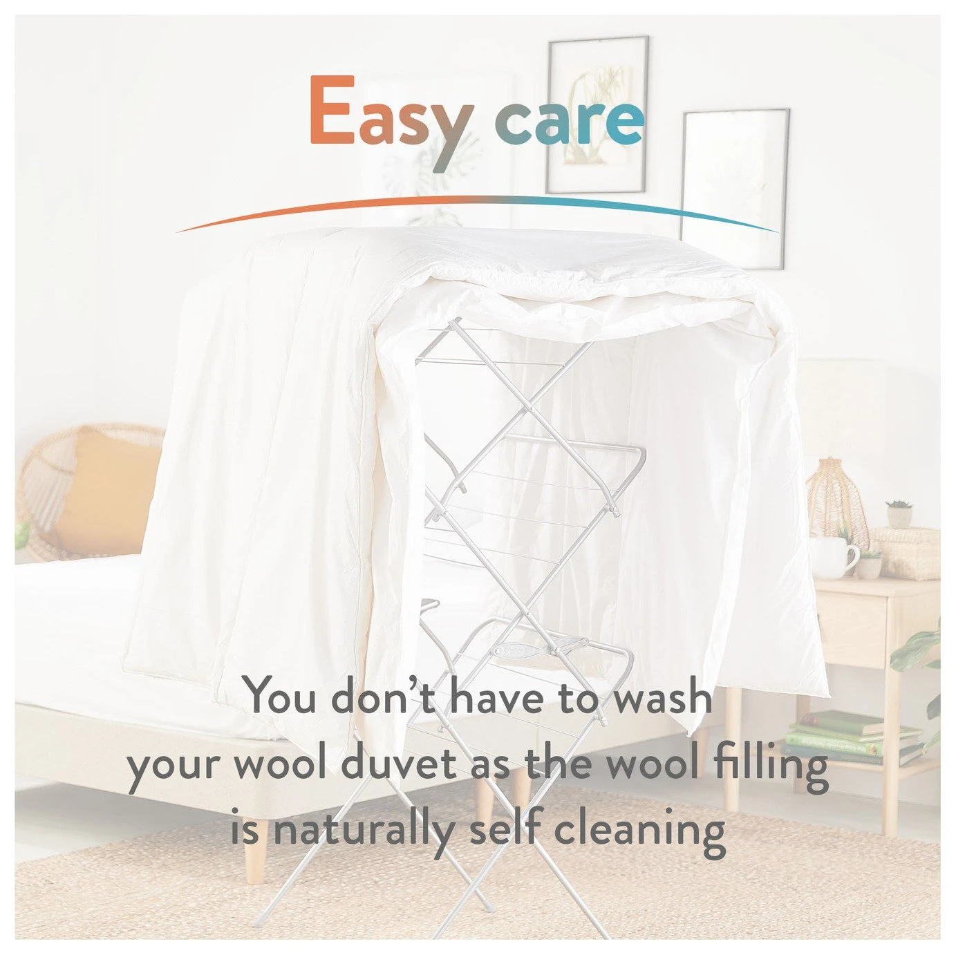 Slumberdown Wonderful Wool Medium Weight Duvet - Single 11 Slumberdown Wonderful Wool Medium Weight Duvet - Single - Image 9