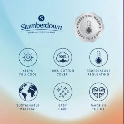 Slumberdown Wonderful Wool Medium Weight Duvet - Single 25 Slumberdown Wonderful Wool Medium Weight Duvet - Single -Home Sales Store 2255097 R Z013A