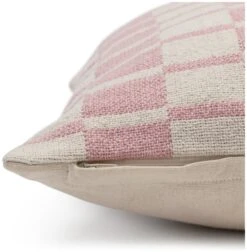 Habitat Checker Board Cushion - White & Pink - 43x43cm -Home Sales Store 2714796 R Z003A
