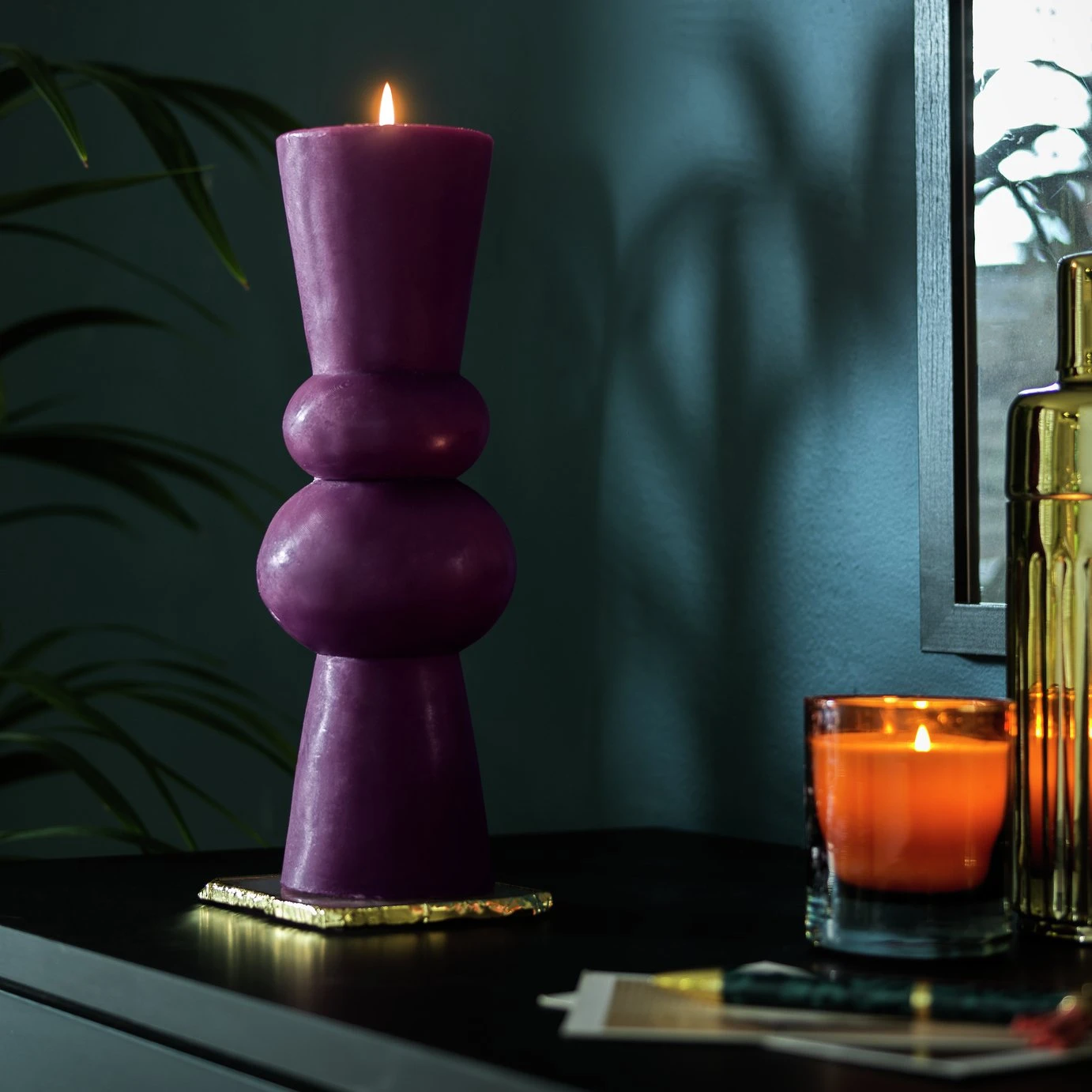 Habitat Turned Shaped Large Candle - Unscented 4 Habitat Turned Shaped Large Candle - Unscented - Image 2