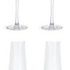 Habitat Sahara Set Of 4 Prosecco Glasses -Home Sales Store 2842857 R Z001A