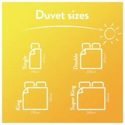 Slumberdown Summer Non Allergic 4.5 Tog Duvet - Single -Home Sales Store 2842905 R Z009A