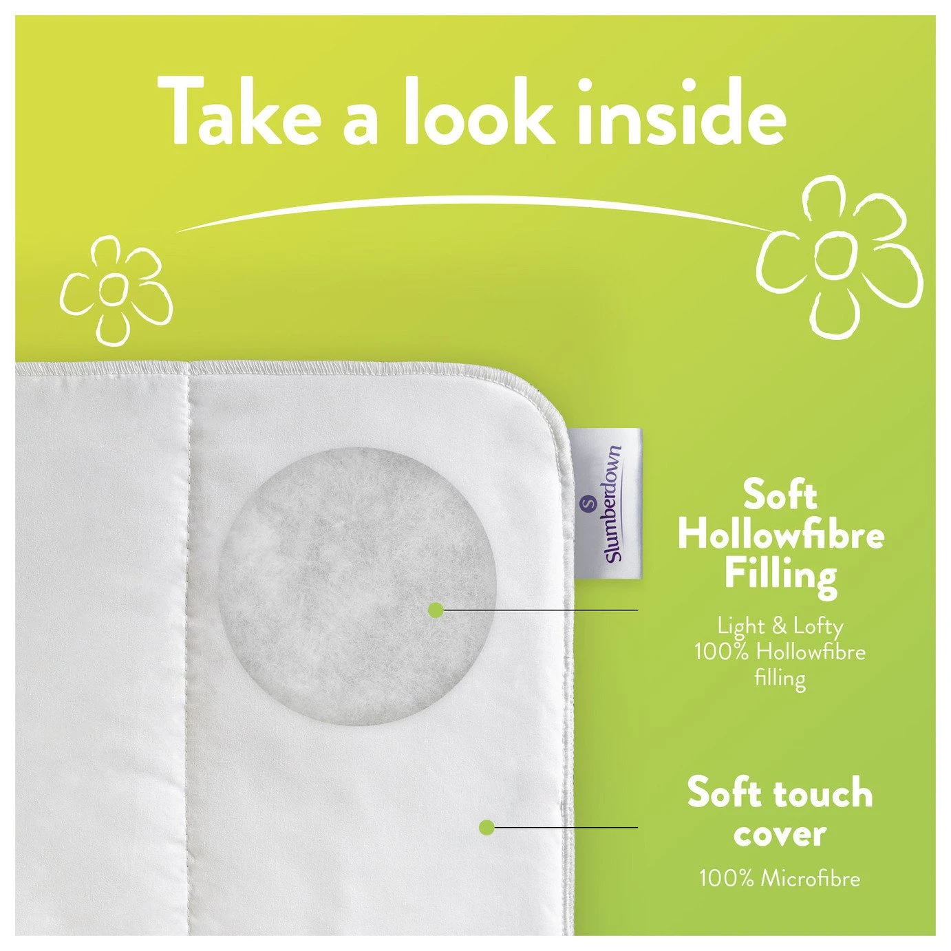 Slumberdown Spring Non Allergic 7.5 Tog Duvet - Single 5 Slumberdown Spring Non Allergic 7.5 Tog Duvet - Single - Image 3