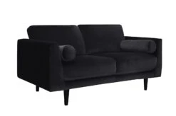 Habitat Jacob Fabric 2 Seater Sofa - Black -Home Sales Store 2910143 R Z004A
