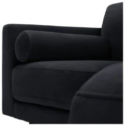 Habitat Jacob Velvet Right Hand Corner Sofa - Black -Home Sales Store 2910260 R Z010A