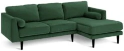 Habitat Jacob Velvet Right Hand Corner Sofa - Emerald Green -Home Sales Store 2910291 R Z003A