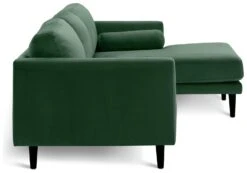 Habitat Jacob Velvet Right Hand Corner Sofa - Emerald Green -Home Sales Store 2910291 R Z004A