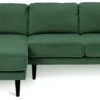 Habitat Jacob Velvet Left Hand Corner Sofa - Emerald Green -Home Sales Store 2910356 R Z001A
