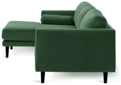 Habitat Jacob Velvet Left Hand Corner Sofa - Emerald Green -Home Sales Store 2910356 R Z004A