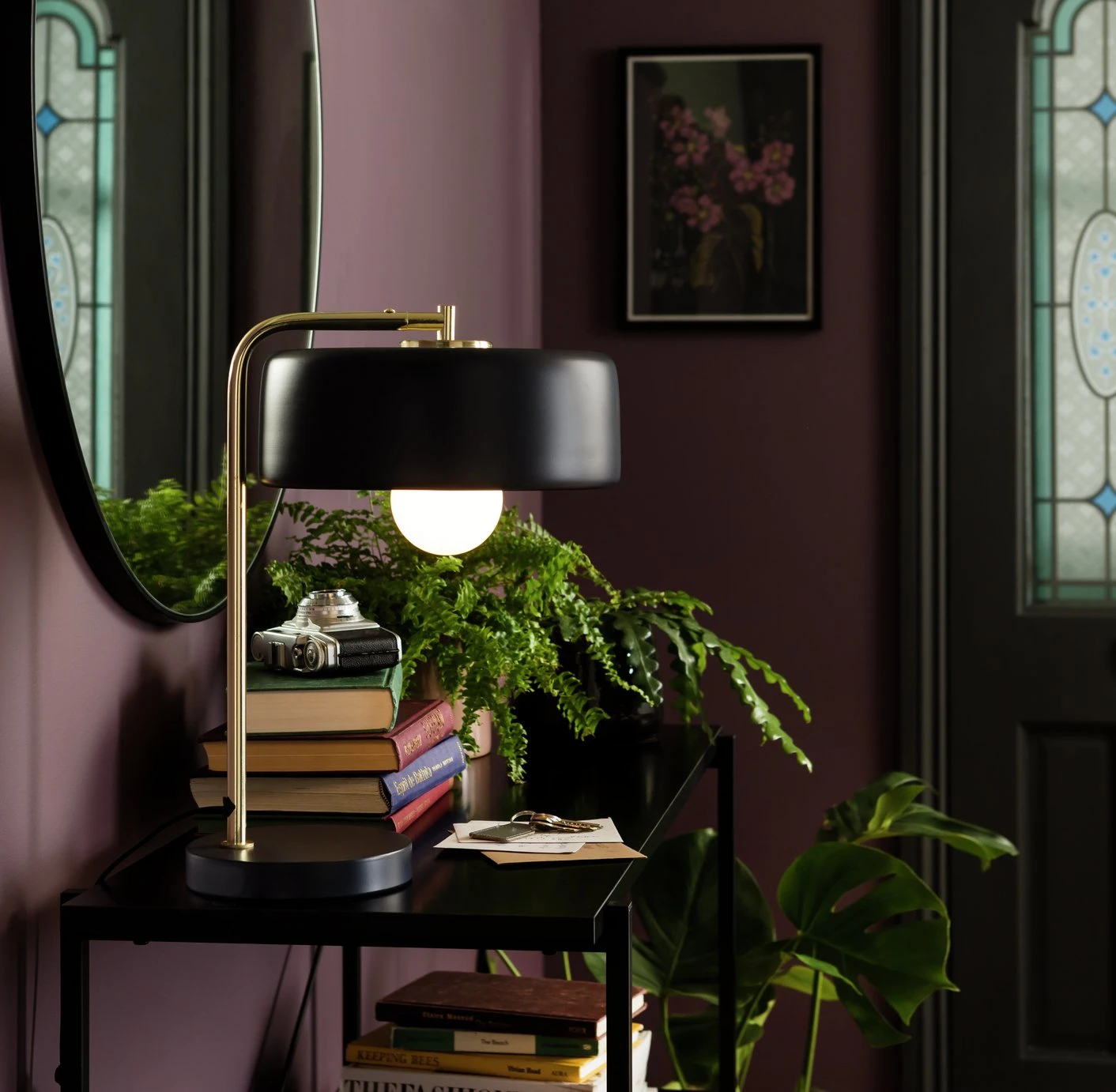 Habitat Minah Iron LED Table Lamp - Black & Brass 3 Habitat Minah Iron LED Table Lamp - Black & Brass