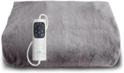 Dreamland Snuggle Up Heated Grey Throw - Large -Home Sales Store 2990606 R Z009A
