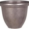 Terrastyle 45cm Plastic Metalic Silver Planter 1 Terrastyle 45cm Plastic Metalic Silver Planter -Home Sales Store 2992336 R Z001A